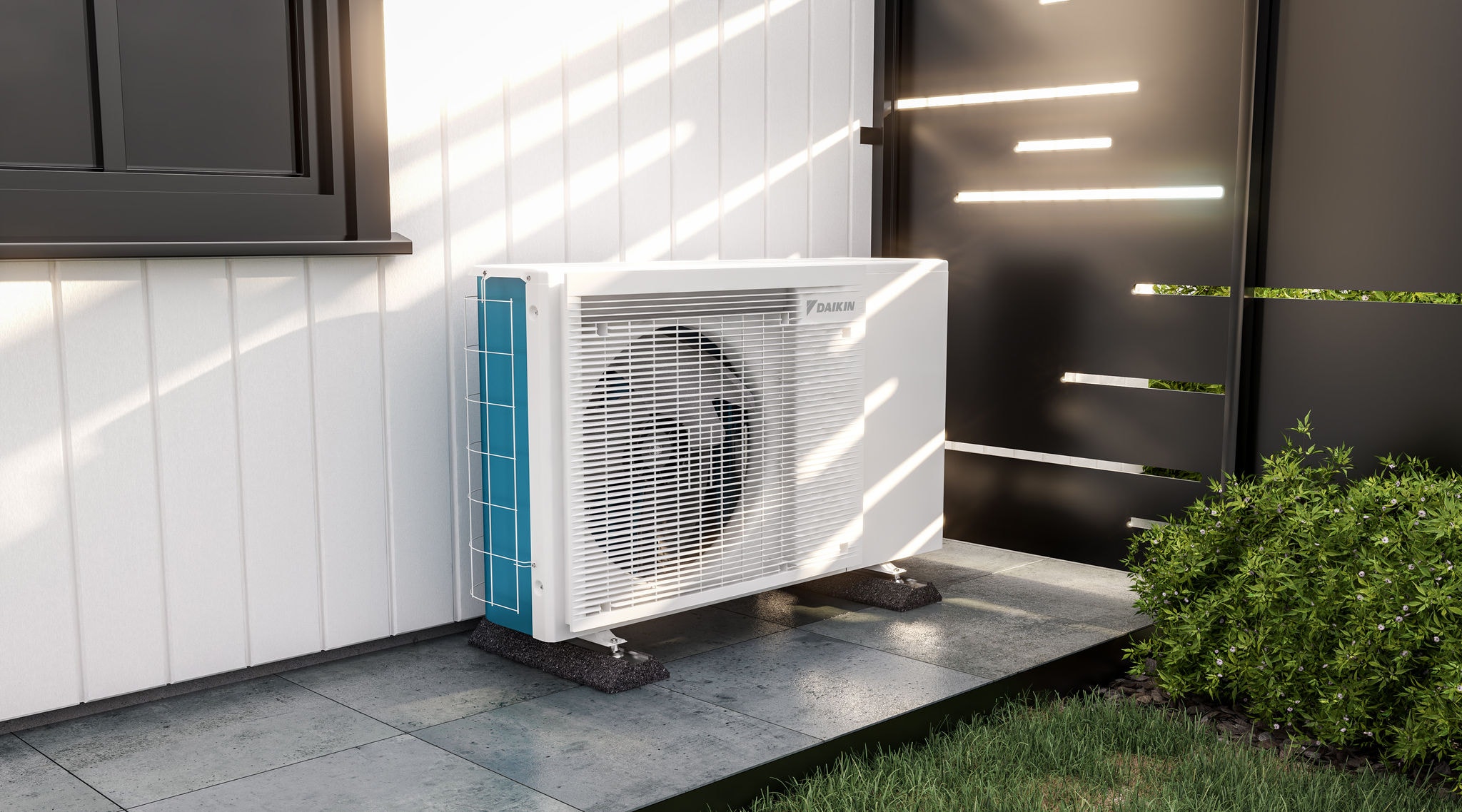 Instalație Daikin Emura în exterior