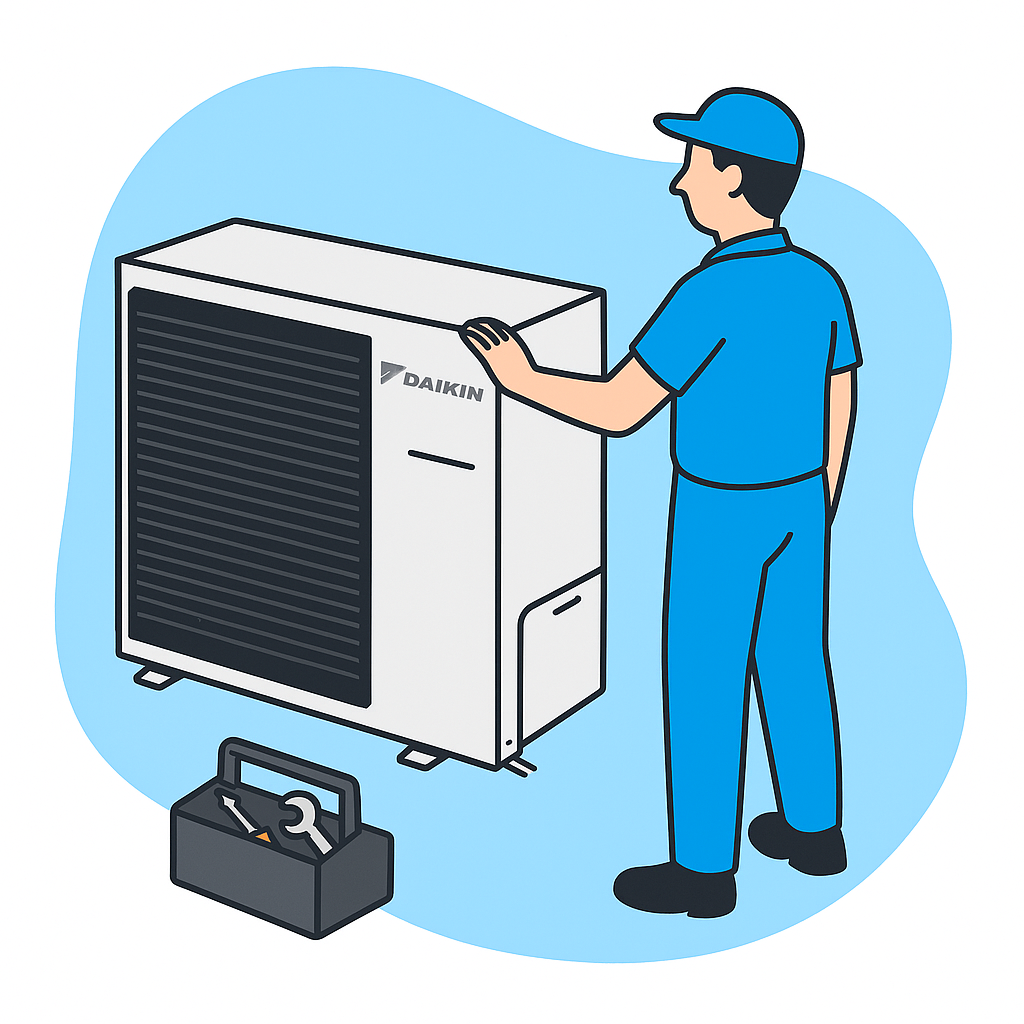 Instalare pompa de caldura Daikin