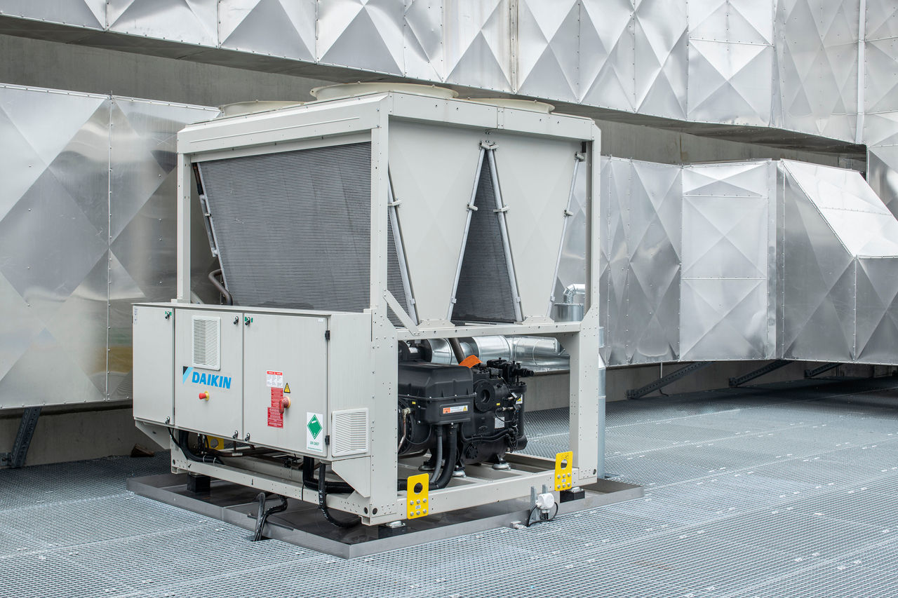 Unitate HVAC instalată